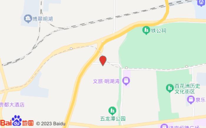 白玉蘭酒店(濟(jì)南大明湖店)位置圖