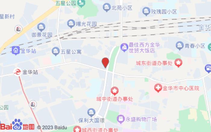 全季酒店(金華火車站店)位置圖