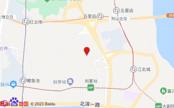 維也納國(guó)際酒店(重慶江北嘴金融中心店)位置圖