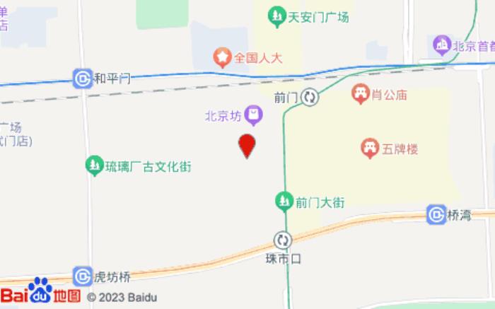 宜必思酒店(北京天安門廣場前門店)位置圖