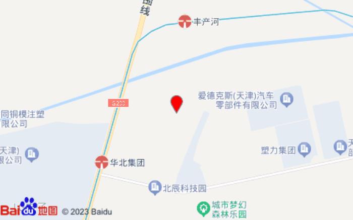 星程酒店(天津北辰開發區華北集團)位置圖