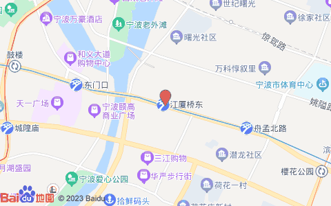 如家精選酒店(寧波老外灘天一廣場店)位置圖