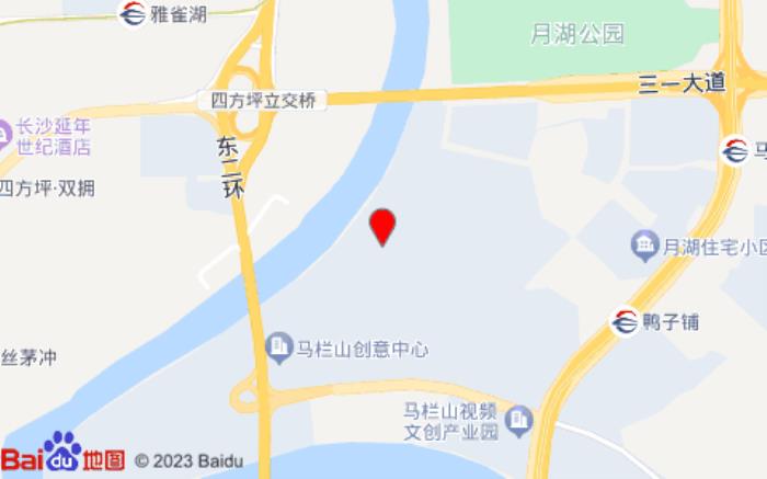 長沙馬欄山假日酒店位置圖