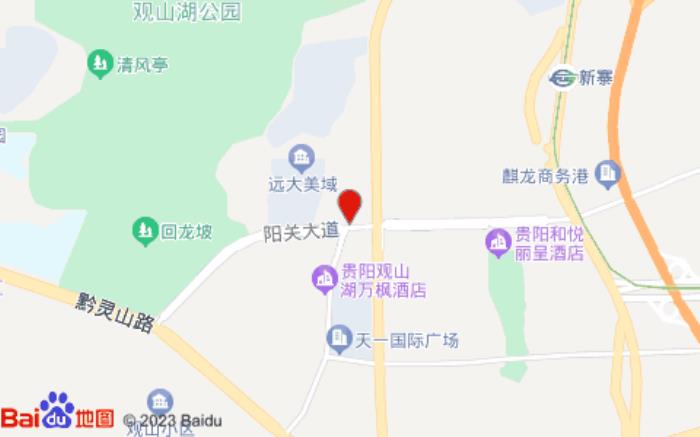 希爾頓惠庭酒店(陽關大道店)位置圖