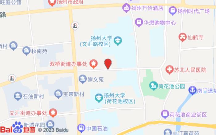 貝殼酒店(揚州大學文匯路校區店)位置圖