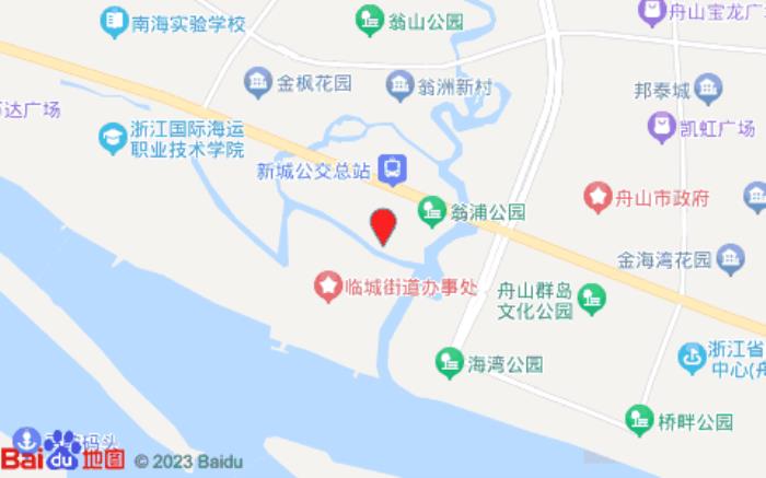 漢庭酒店(舟山新城客運中心店)位置圖