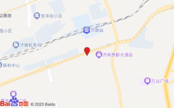 iu酒店(濟南火車站店)位置圖