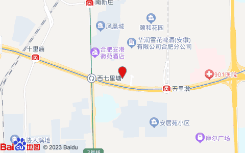 宜尚酒店(合肥長江西路西七里塘地鐵站店)位置圖