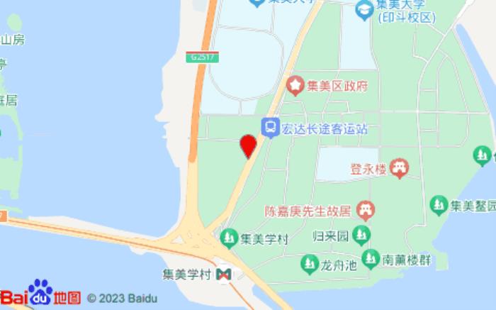宜必思酒店(廈門集美十里長堤店)位置圖