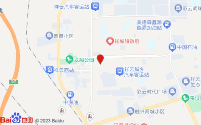 維也納酒店(大理祥云高鐵站人民醫院店)位置圖