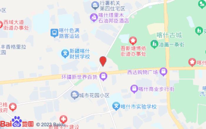派柏·云酒店(喀什古城店)位置圖