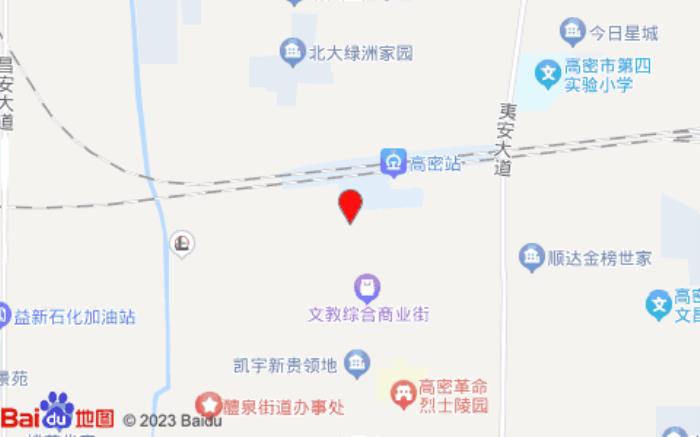 尚客優(yōu)連鎖酒店(高密火車站店)位置圖