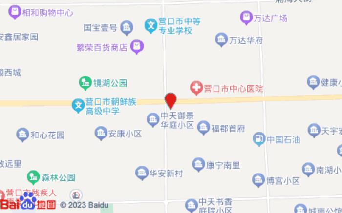 如家驛居酒店(營(yíng)口市中心醫(yī)院店)位置圖