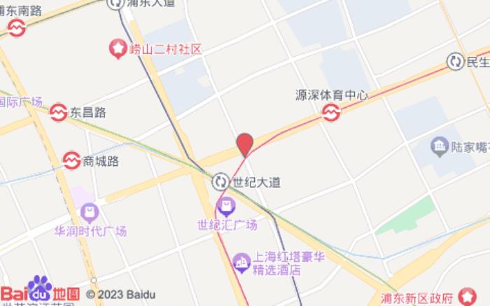 漢庭酒店(上海世紀大道地鐵站店)位置圖