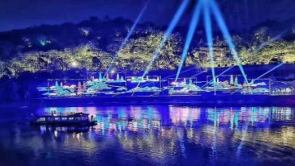 自貢夜游釜溪