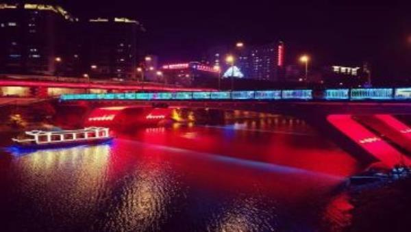 自貢夜游釜溪