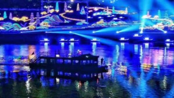 自貢夜游釜溪