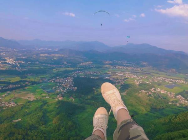 環線飛行(大冶龍鳳山滑翔傘基地)